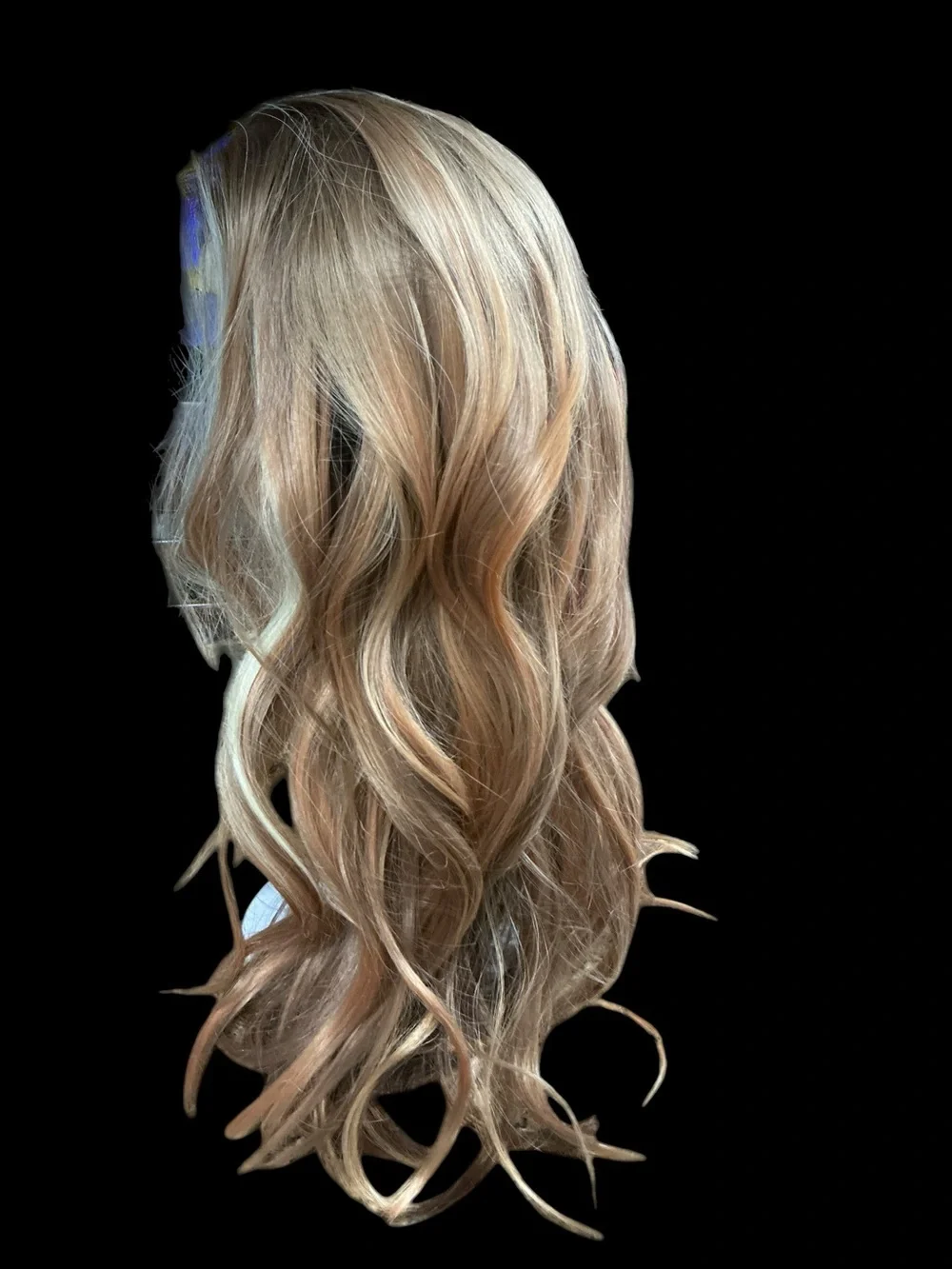CSC Callen. Long Wavy Lace Front Wig - Natural Blonde